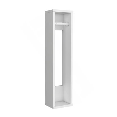 Bali  28" High Toilet Paper Holder Narrow Shelf Organizer For Bathroom, Living Room, Kitchen