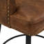 Ensemble de 3 tabourets pivotants avec siège rembourré et structure en métal-114649055
