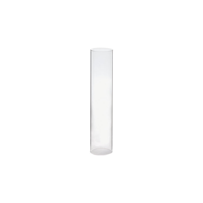 Hurricane de table en verre Adeline, H 12 po x l 2,5 po x P 2,5 po