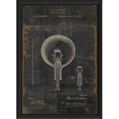 " Electric Lamp " by Thomas Edison