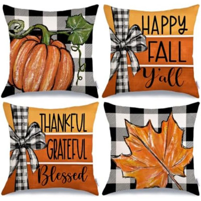 Plaid Pillow Cover