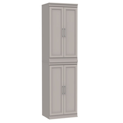 Modular Storage 21.38" W Closet System with Doors