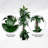 Hand-Made Primrue Tropical 6.5'' Artificial Birdnest Tree