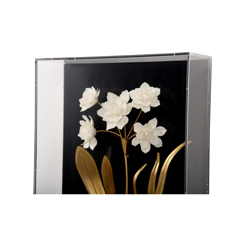 Porcelain Flower Black - D