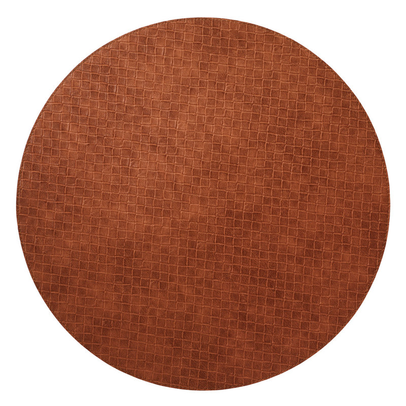 Tressé  15" Rd Mats, Terracotta
