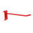 6" Gridwall Metal Hooks, Red