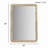 Natural Rattan Rectangle Wall Mirror
