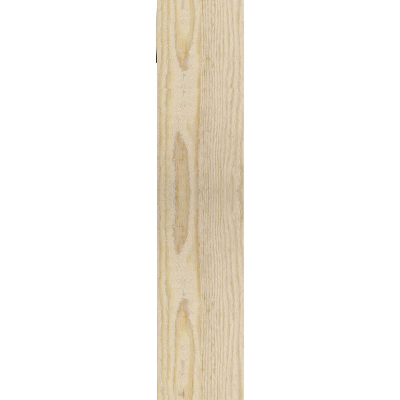 Crochet de fer traditionnel 4 po Crawley, H 18 po x P 15 1/2 po, Sapin Douglas (l 4 po x P 4 po)