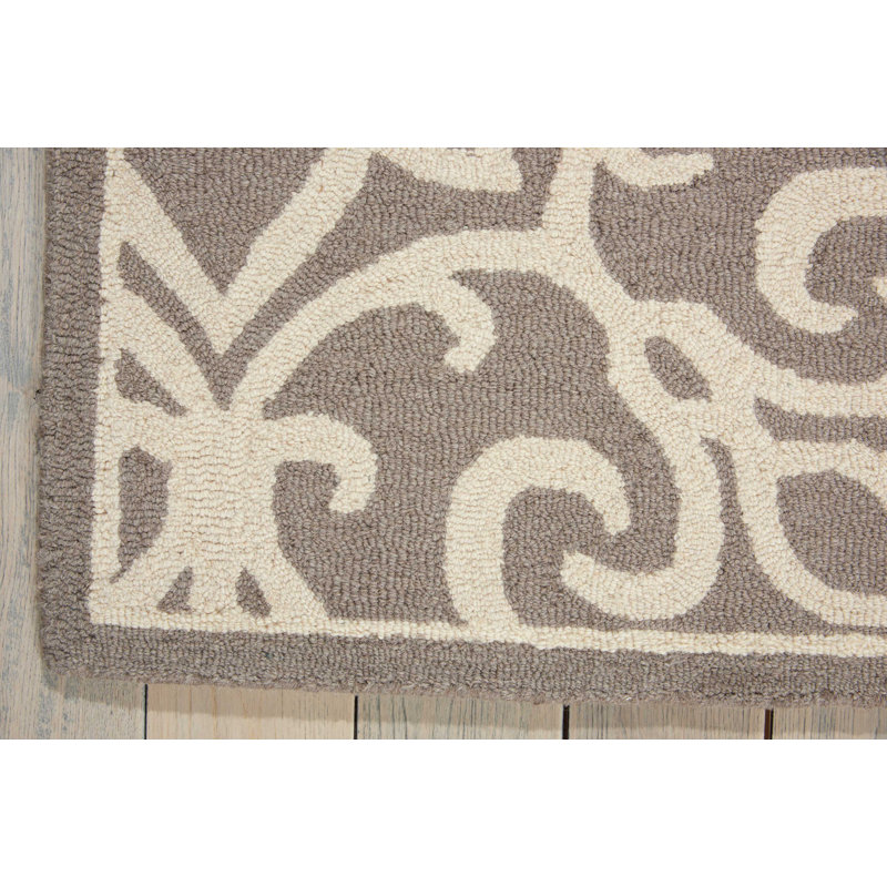 Hockenberry Wool Geometric Indoor Rug, Rectangle 3'9" x 5'9"