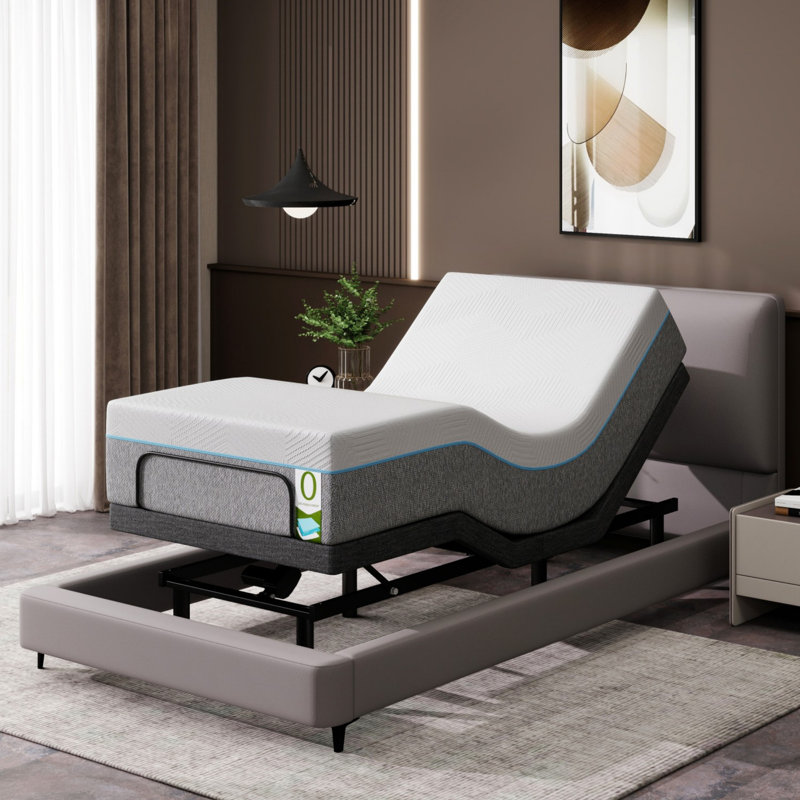 Ensemble de lit et de matelas réglable avec système Smart Comfort, Très grand simple
