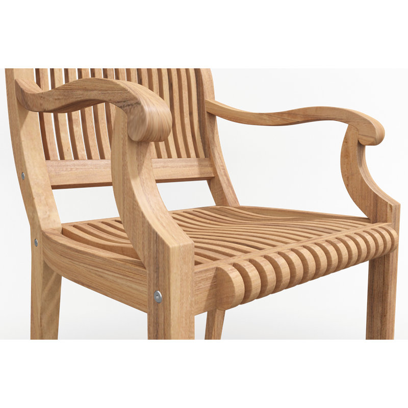 Palm Teak Patio Dining Chair