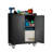Ancy Lockable Garage Storage Cabinet with Wheels