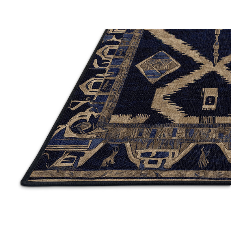 Machine Washable Gray Area Rug, Rectangle 2' x 3'