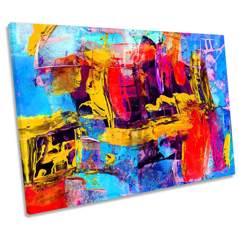 Abstract Modern - Wrapped Canvas Painting, 81.3cm H x 121.9cm W 