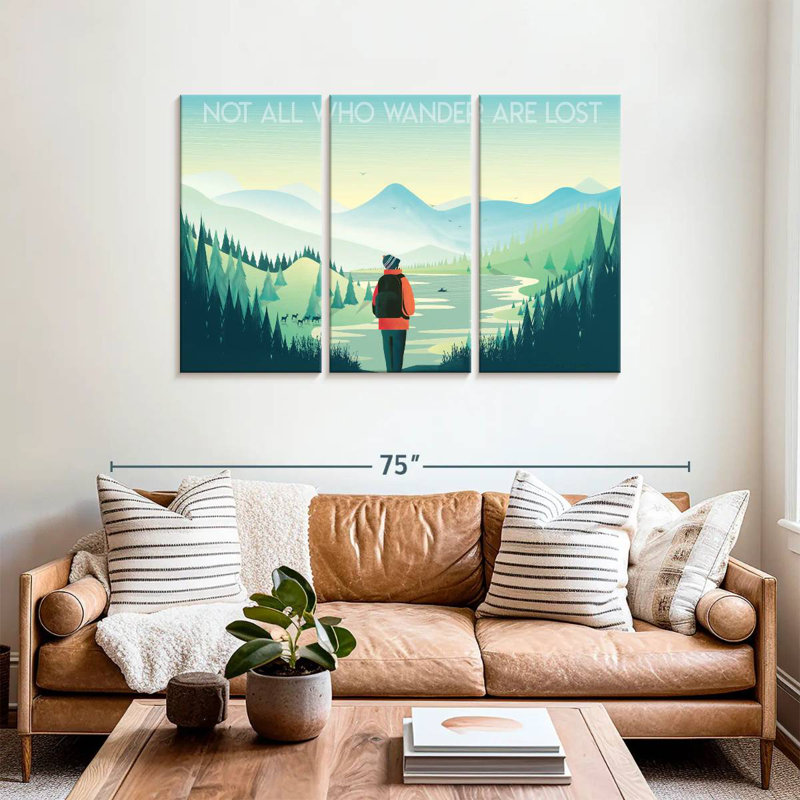 Alvord Not All Who Wander, 36" H x 57" W