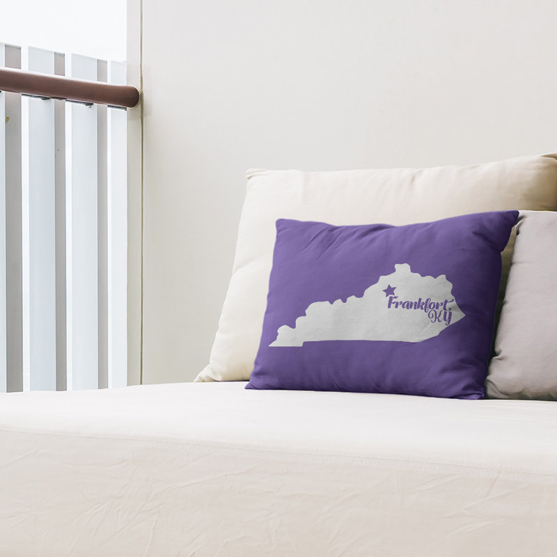 Coussin lombaire intérieur/extérieur, Frankfort, Mauve