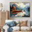 Canada Mountain Lake Reflections II - reproduction sur toile-63451994-63451993
