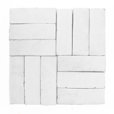 Échantillon mince de zellige glacé Bejmat (13 mm)