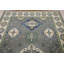 Tapis gris en laine gris Kazak South Western