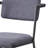 Grey Open Back Upholstered Office Chair-303279736