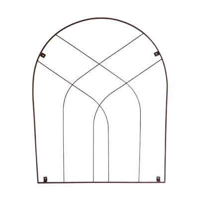 Outdoor Arch Trellis Zinc H100cm W80cm
