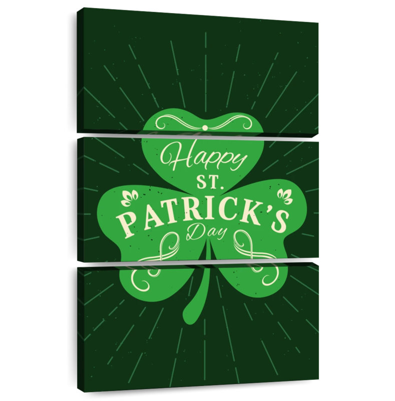 Lelend Happy St. Patrick's Day, 45" H x 28" W