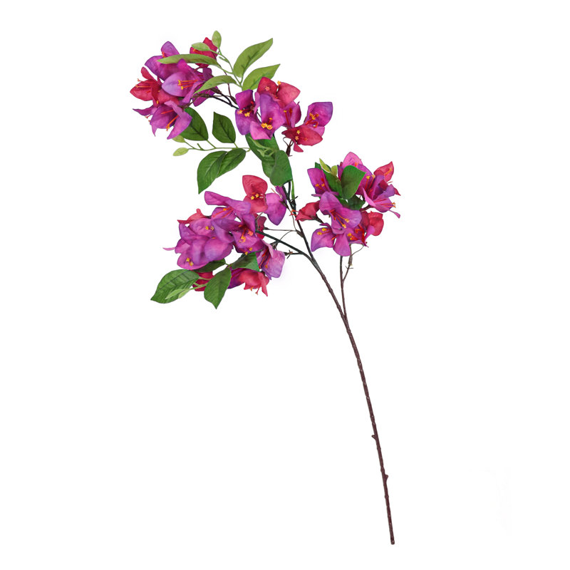 Artificial Bougainvillea Flower Stem Spray, Fuchsia