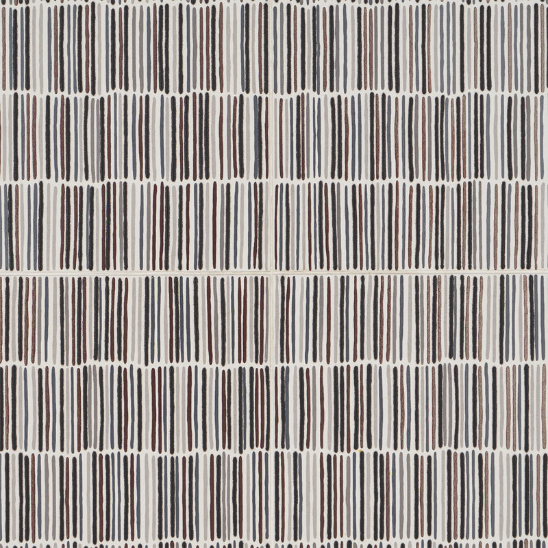 Carreau de porcelaine 12 po x 24 po, Blanc