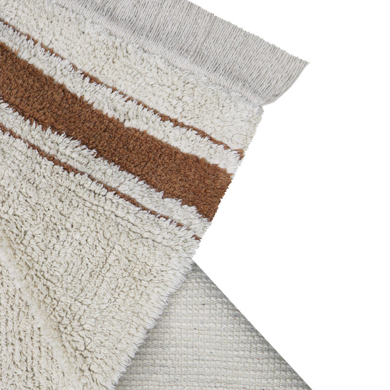 Little Chefs Indoor Rug, Rectangle 4'7" x 6'7", Natural/Toffee