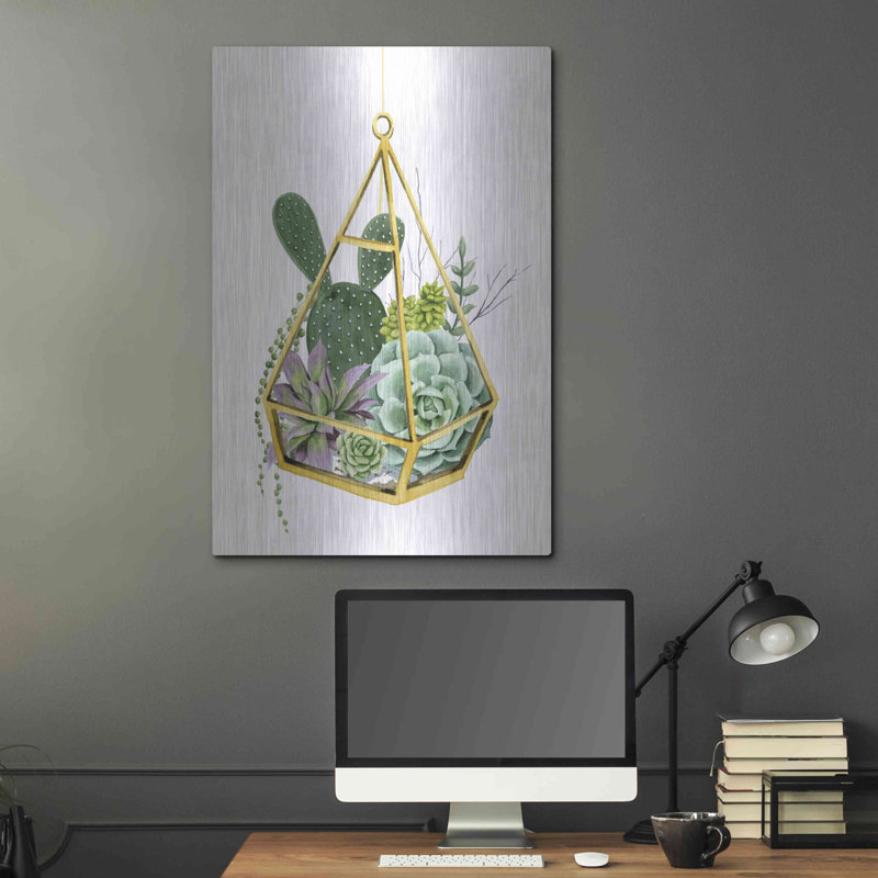 «Wild Terrarium I» par Grace Popp, H 36 po x l 24 po