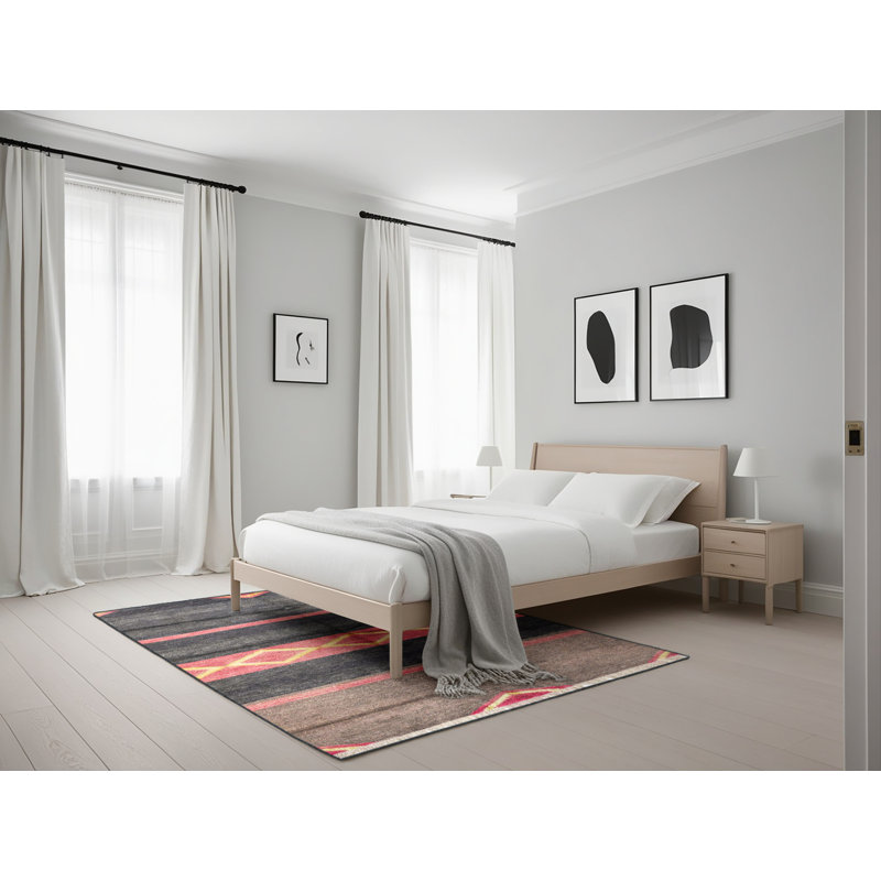 Abstract Indoor Rug, Rectangle 5' x 7'