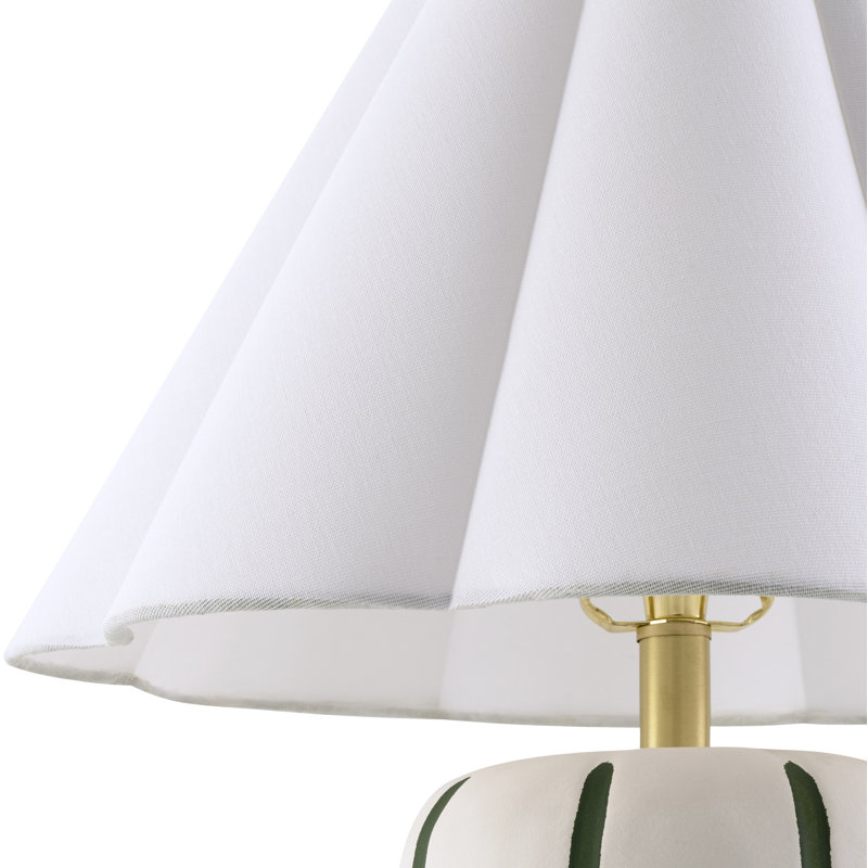 Lampe de table Dewey Lowrey, Vert, H 25 po x l 18 po x P 18 po