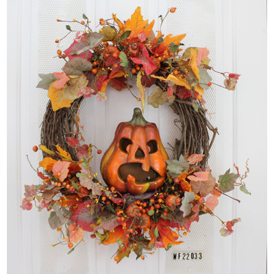 Handcrafted Faux Mixed Assortment Foam 24'' Wreath