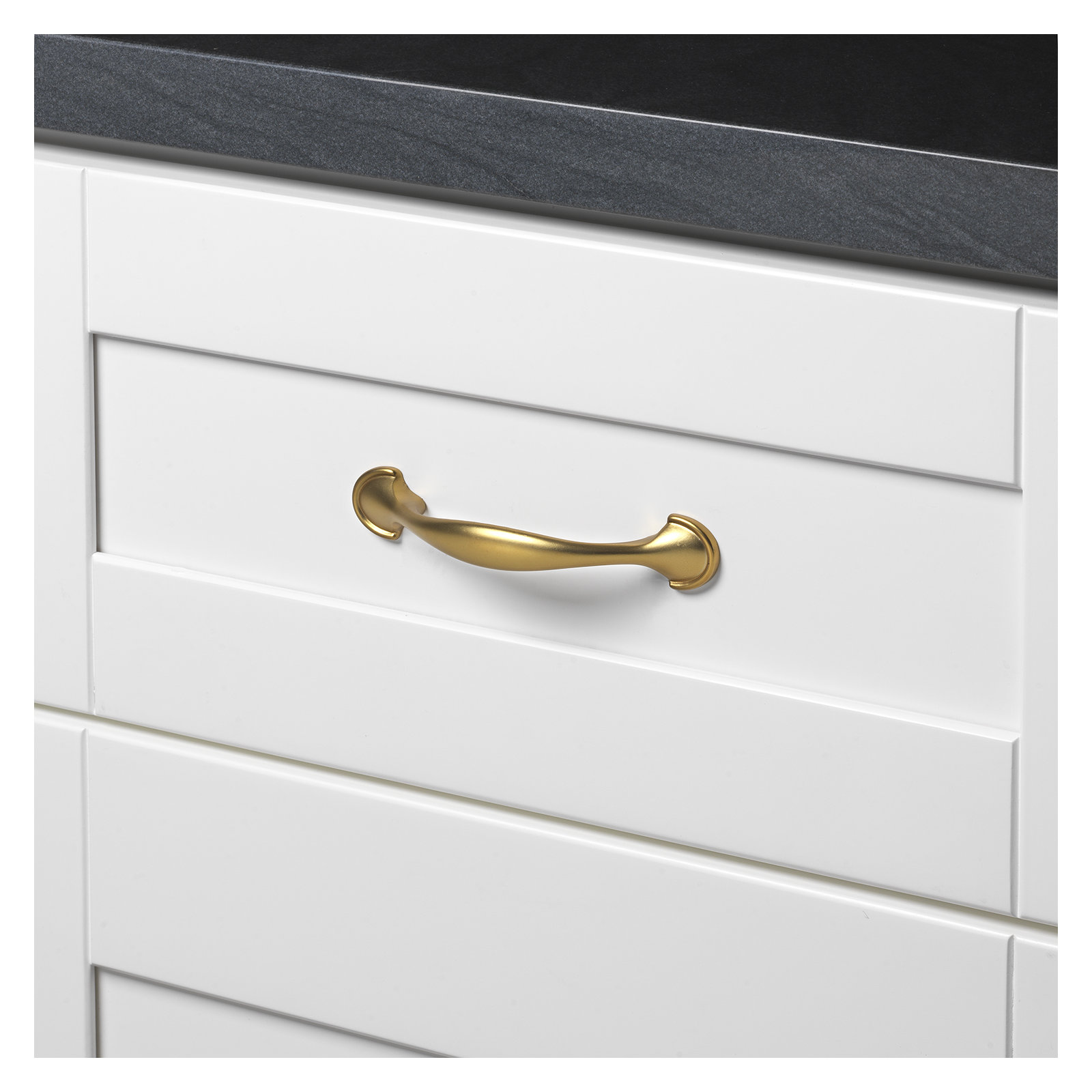 3" Center to Center Arch Pull Multipack, Brass Gold