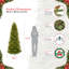 Lighted Artificial Fir Christmas Tree-2088898764