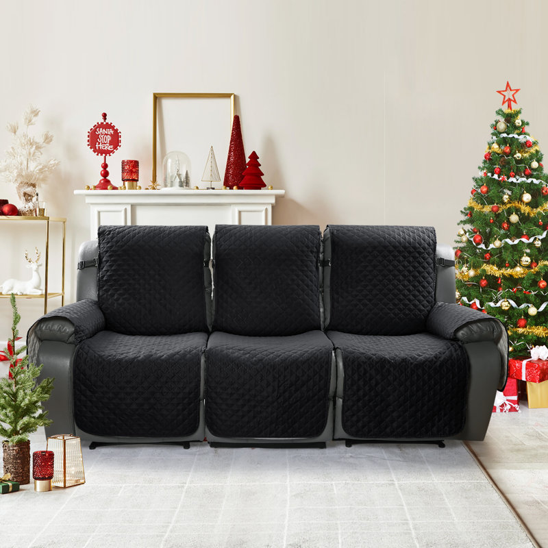 Kyrstie Anti-Slip 3 Seater Sofa Cover Machine Washable Box Cushion Couch Slipcover for Pets Kids Home Furniture Protector