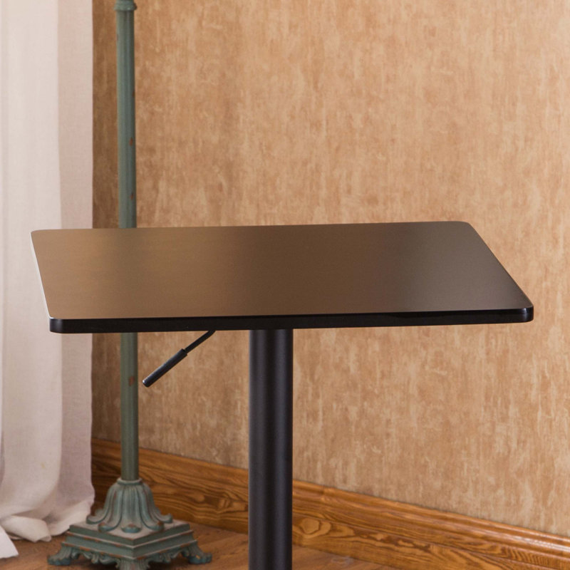 Adjustable Metal Bar Table