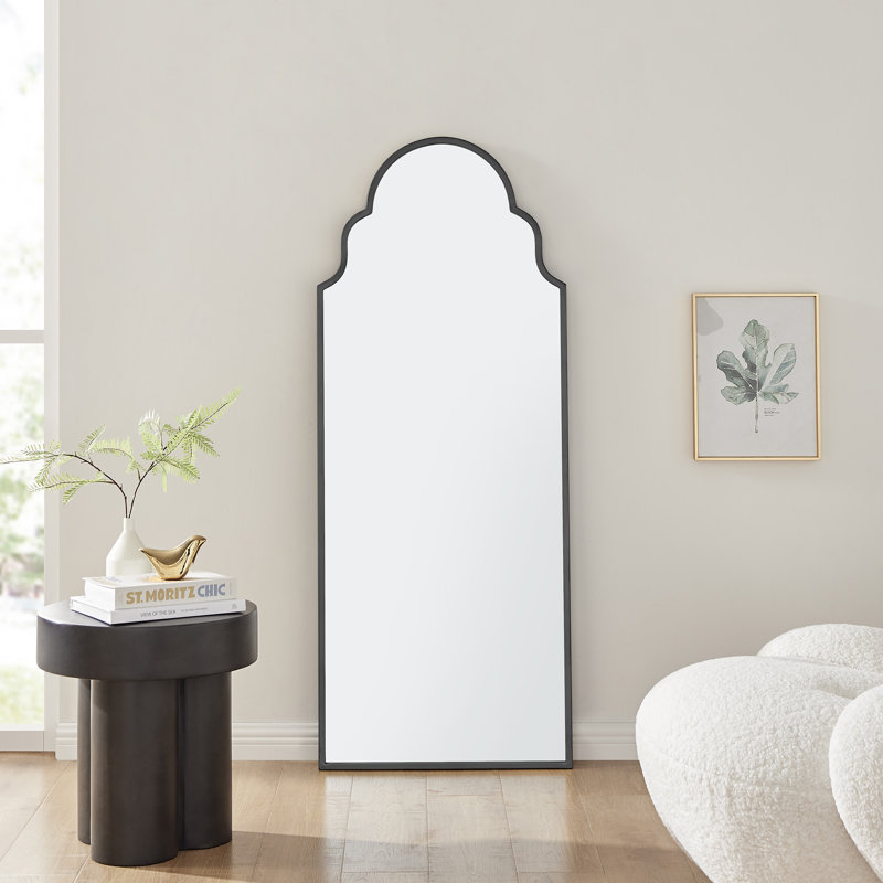Miroir pleine grandeur Azlaan Moroccan, Noir