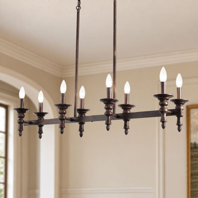 8 - Light Iron Chandelier