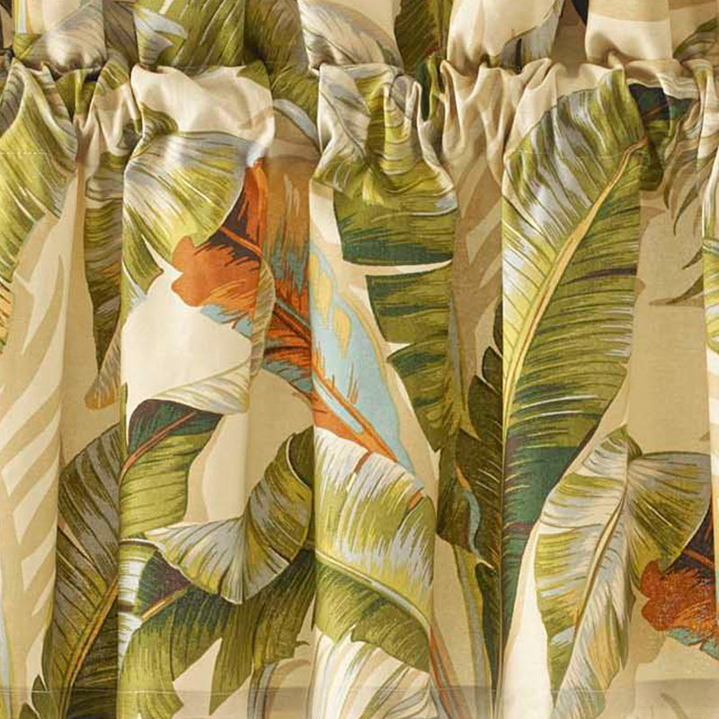 Palmiers Cotton 72" Window Valance