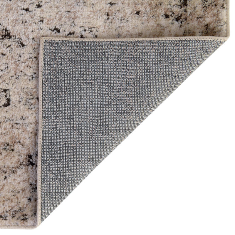 Tapis traditionnel Geddis couleur chameau, Tapis de couloir 2 pi 7 po x 10 pi