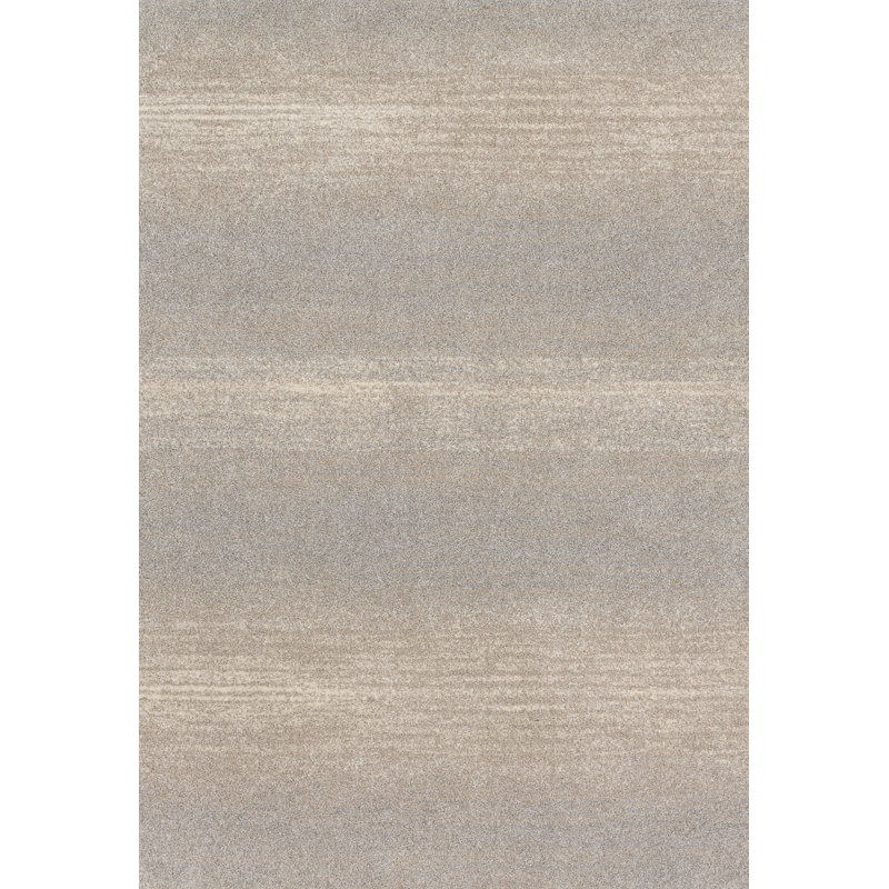 Tapis décoratif grise Aparicio, Rectangulaire 7 pi 7 po x 10 pi 6 po