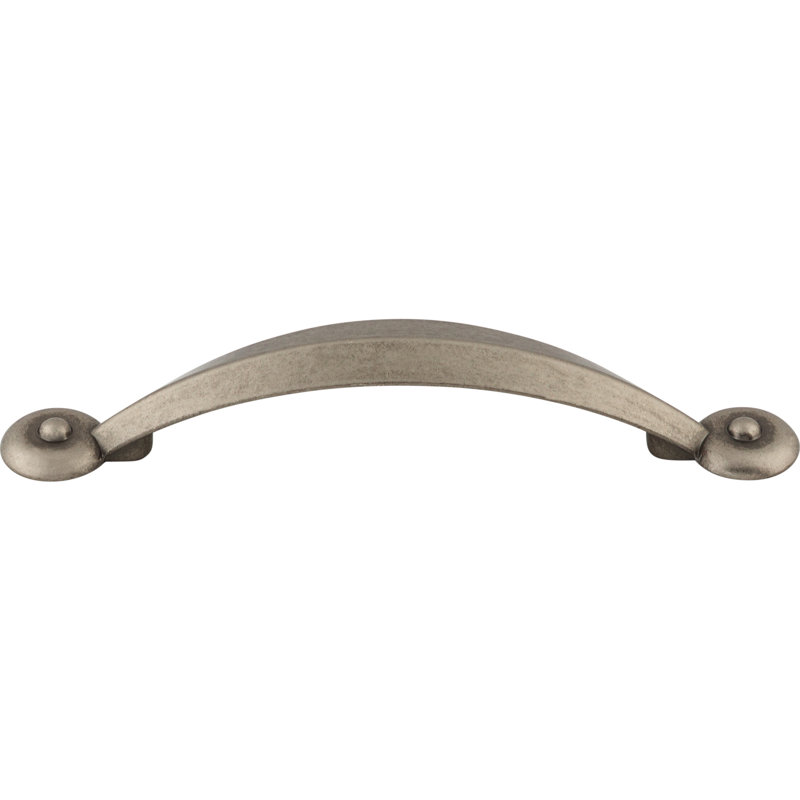 Angle Bar pull, Pewter Antique, 3 3/4" Center to Center