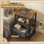 40cm W Metal Bedside Table