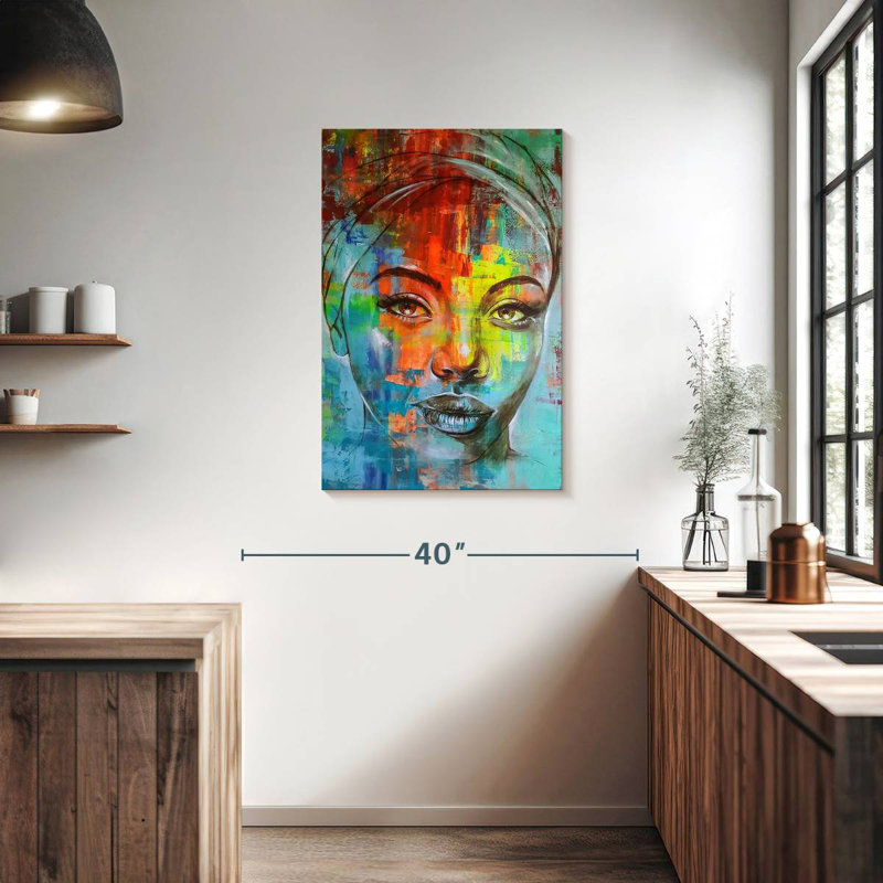 Leisha Chaba She Knows, 36" H x 24" W