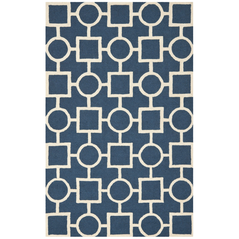 Mauch Cambridge Hand Tufted Wool Geometric Rug, Rectangle 2'6" x 4'