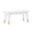 Ensemble de conversation en bois pour enfants 4 pièces avec table, 2 chaises et banc pour 2-1671082348