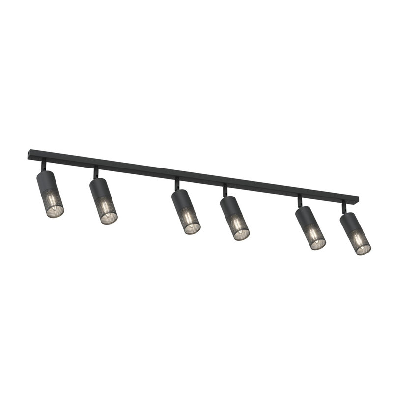 Samonie Flush Mount, Matte Black