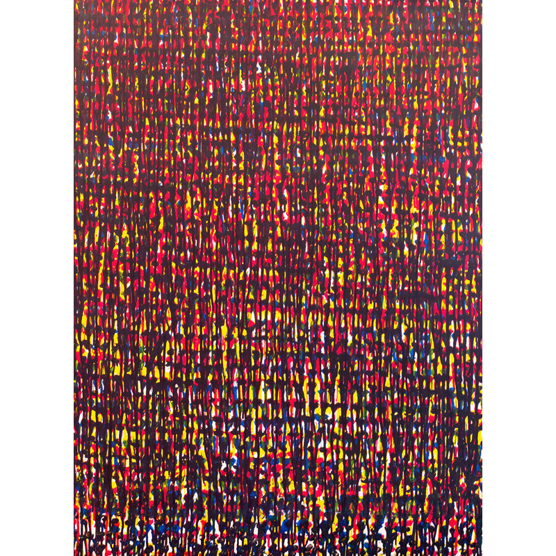 CMYK Variation #13 Painting, 40" H x 30" W