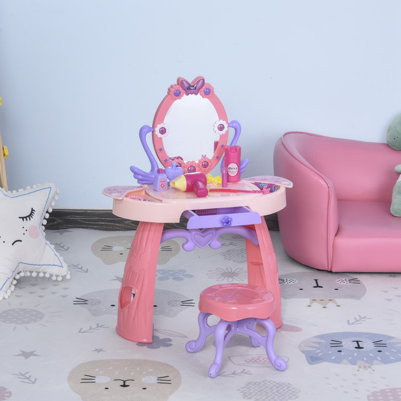 Ensemble coiffeuse avec miroir Jacqueline Kids